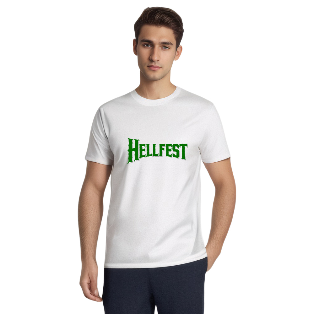 T-shirt Texte Uniquement 'Hellfest' Costume Ver.B
