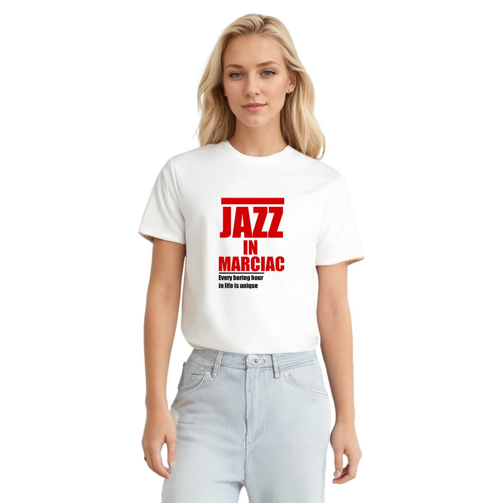 T-shirt Blanc et Noir 'Jazz in Marciac' Costume Ver.2