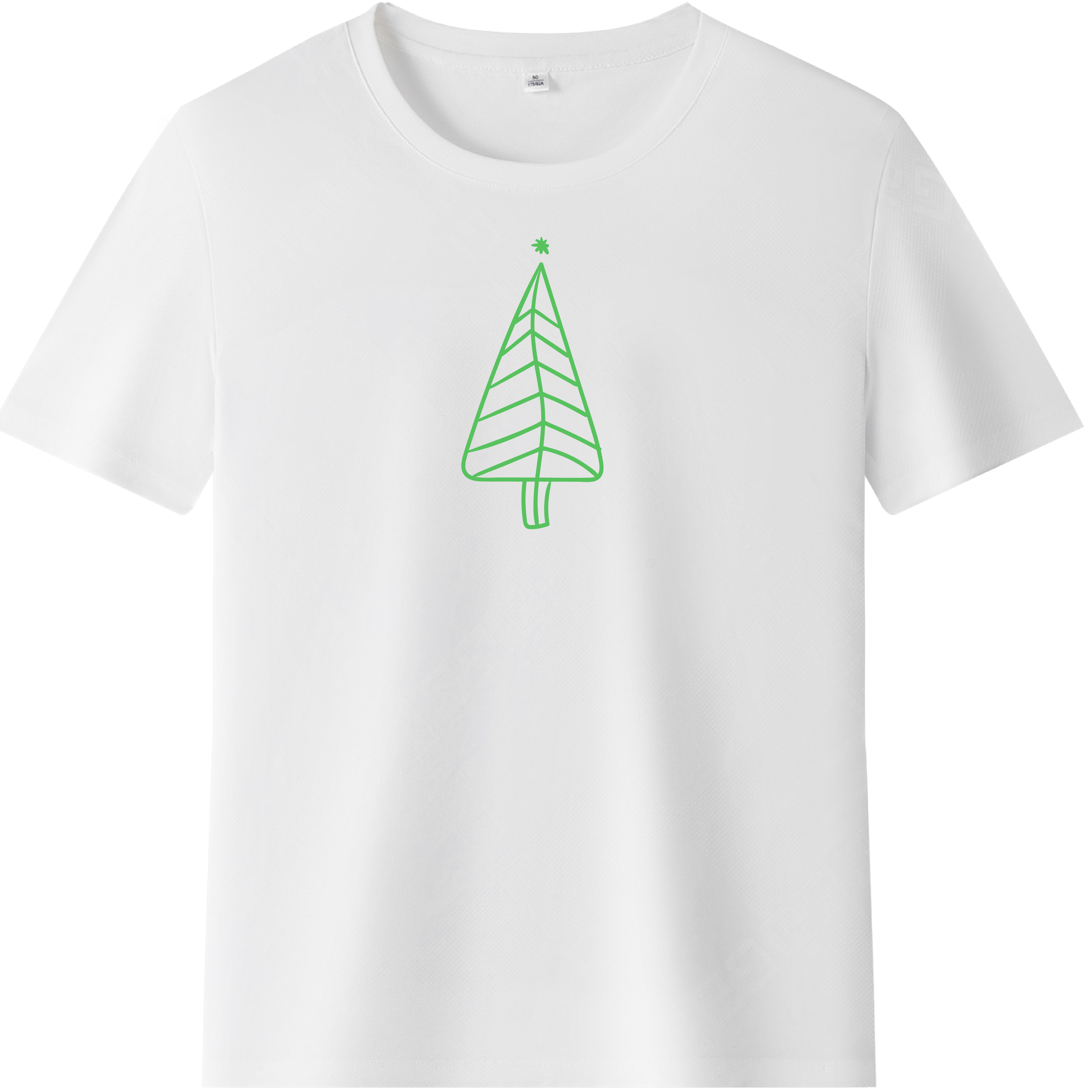T-shirt Mignon Sapin de Noël Simple Pour Noël VER.2