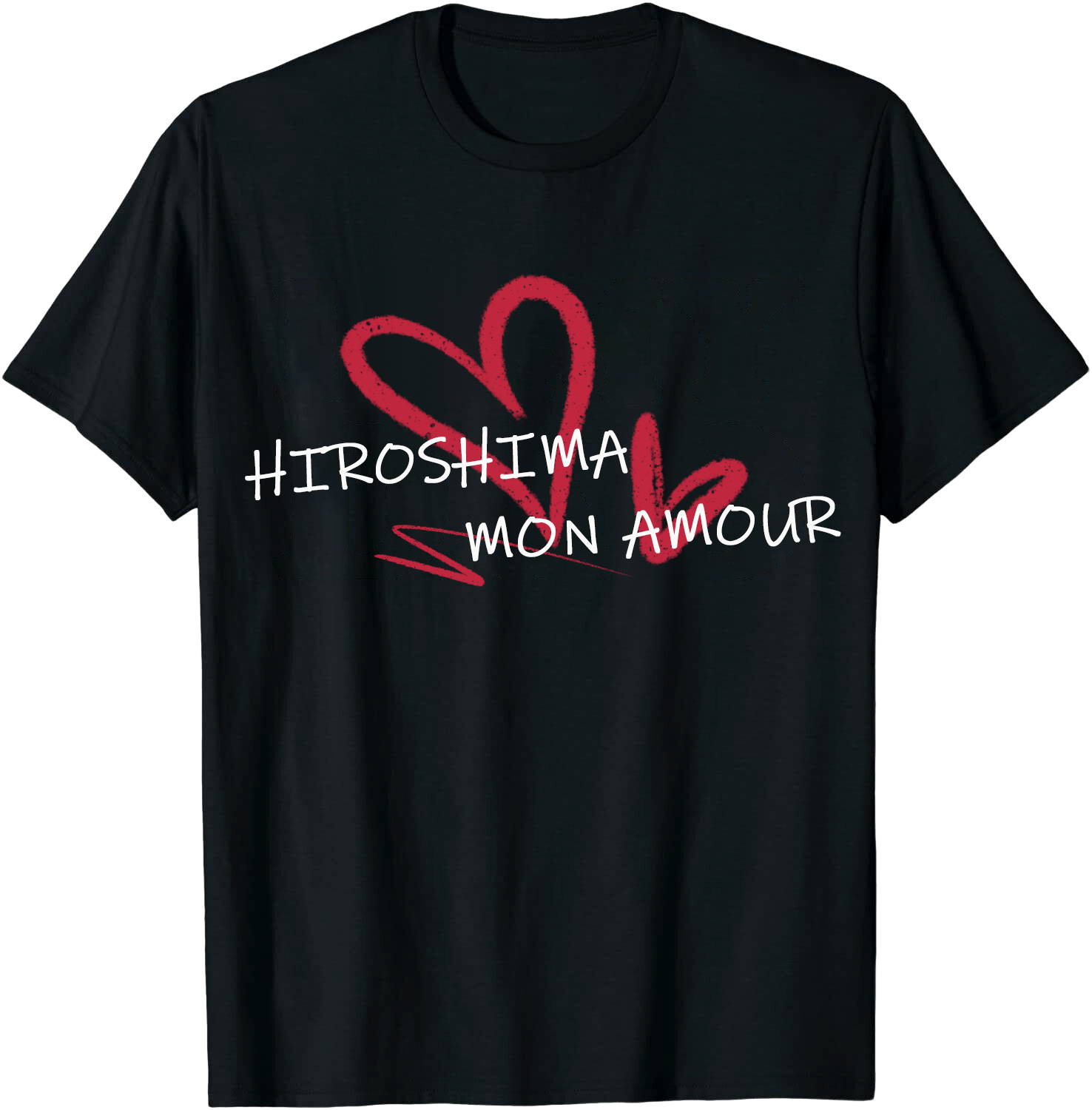 T-shirt Texte de Film 'Hiroshima mon amour' Costume