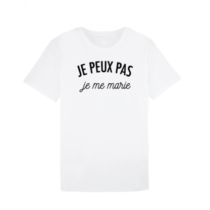 T-shirt Femme 'Je peux pas je me marie' Costume