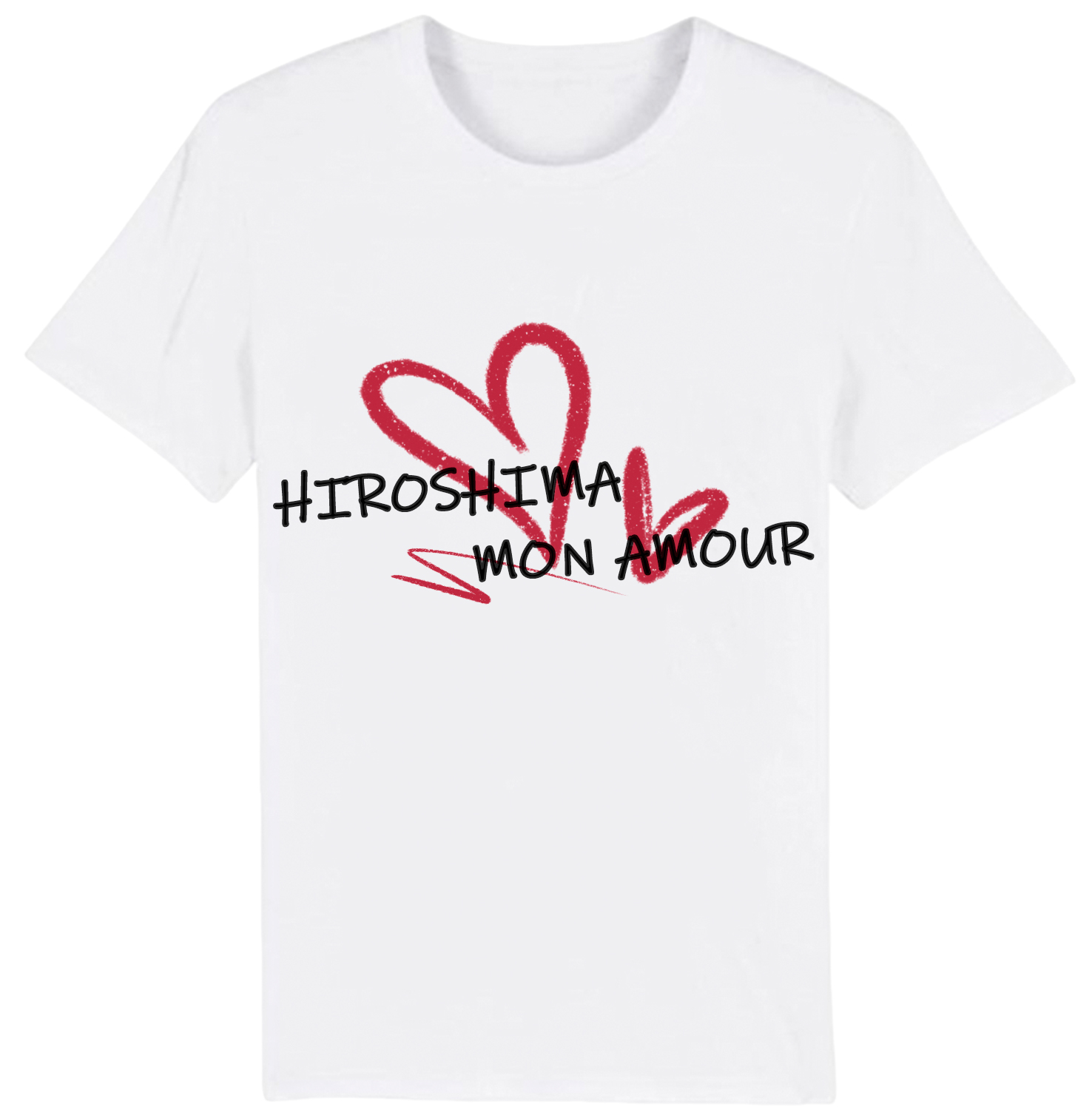 T-shirt Texte de Film 'Hiroshima mon amour' Costume