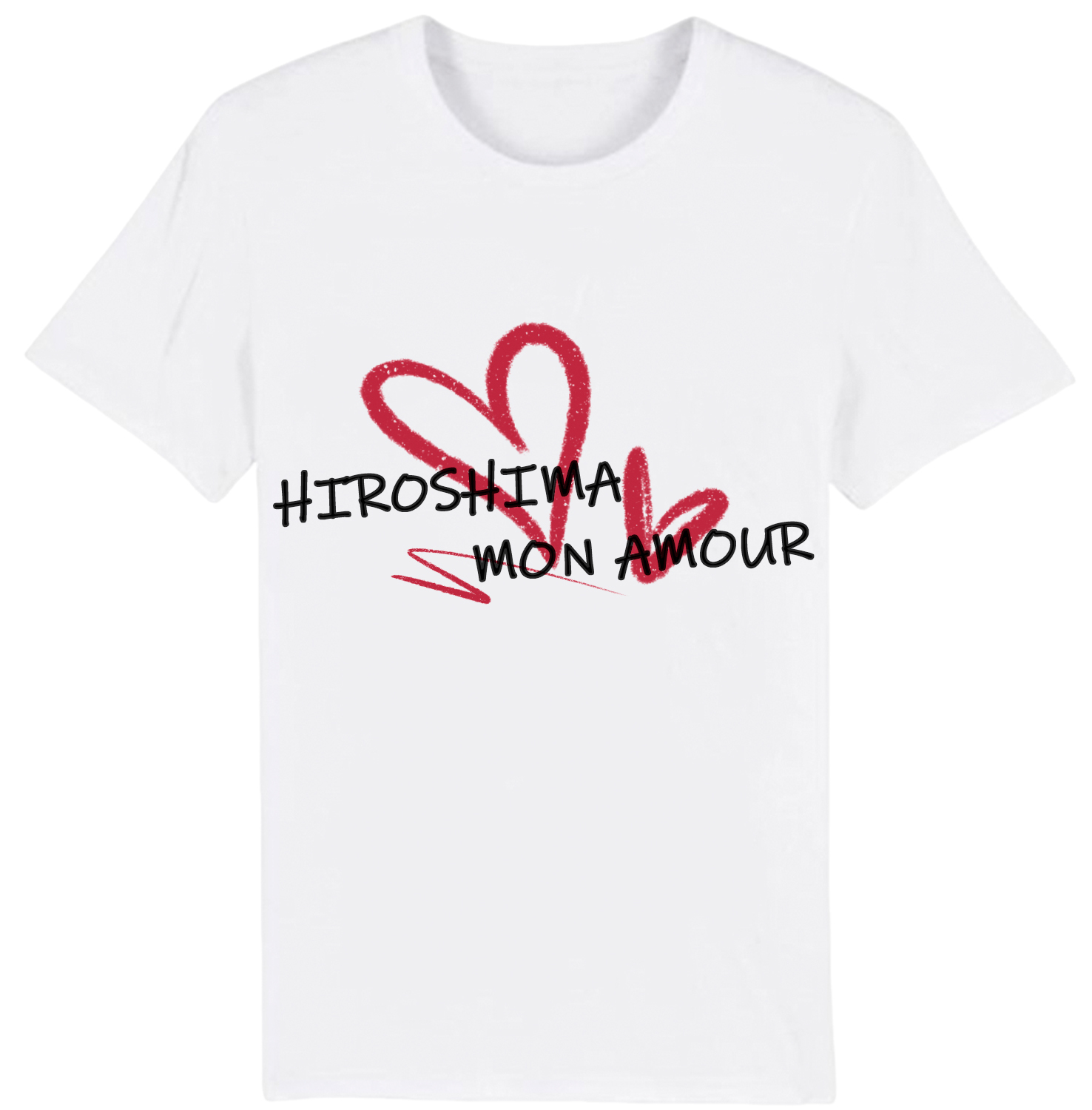 T-shirt Texte de Film 'Hiroshima mon amour' Costume