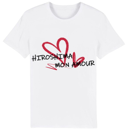 T-shirt Texte de Film 'Hiroshima mon amour' Costume