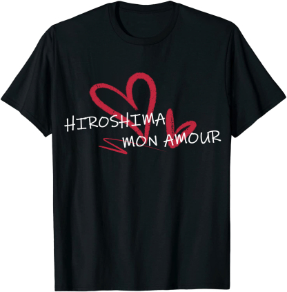 T-shirt Texte de Film 'Hiroshima mon amour' Costume