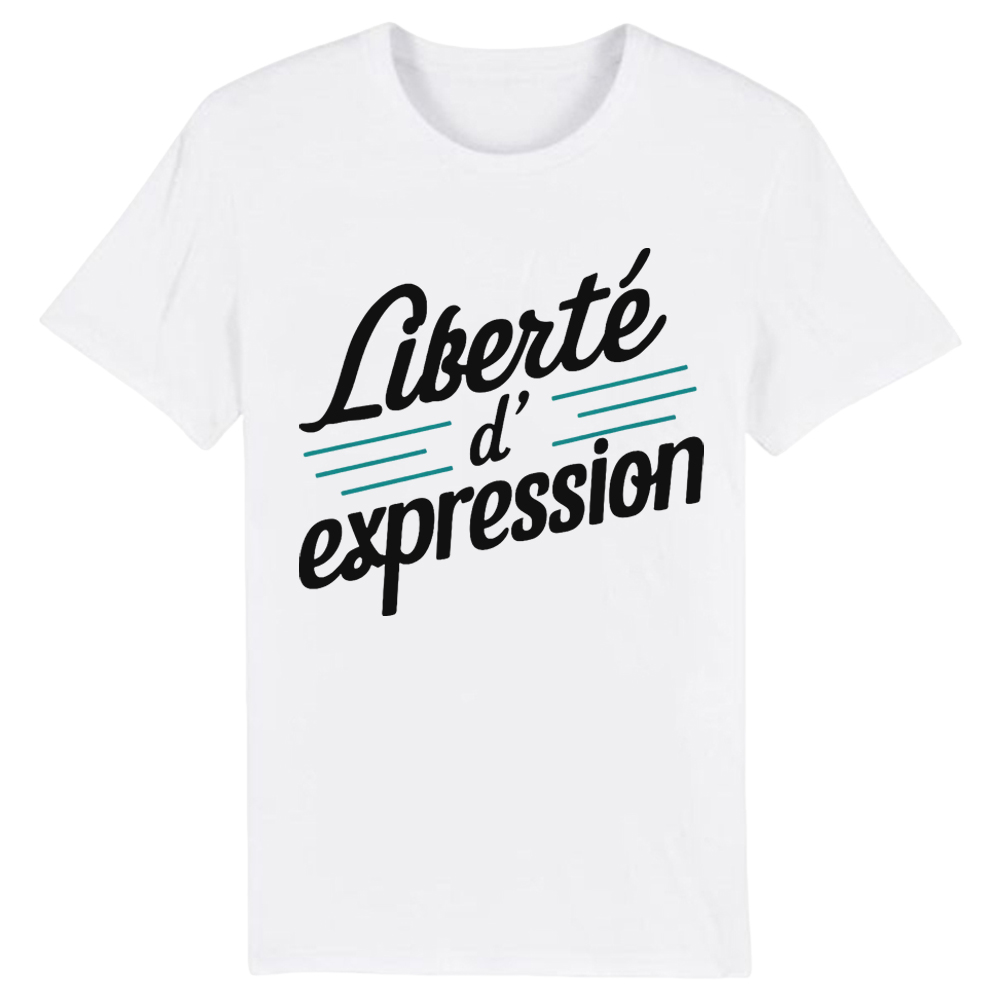 T-shirt Texte 'Liberté d'Expression' Costume Ver.2