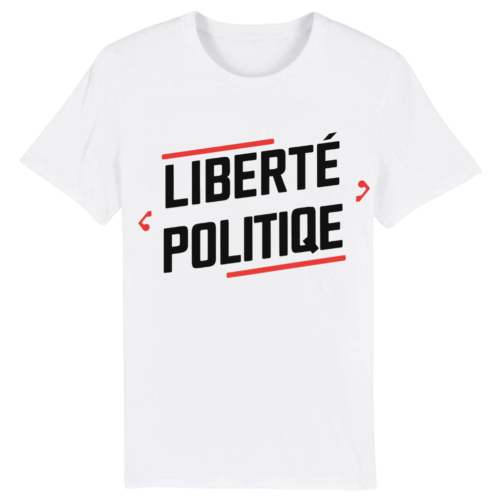T-shirt Texte 'Liberté Politique' Costume Ver.2