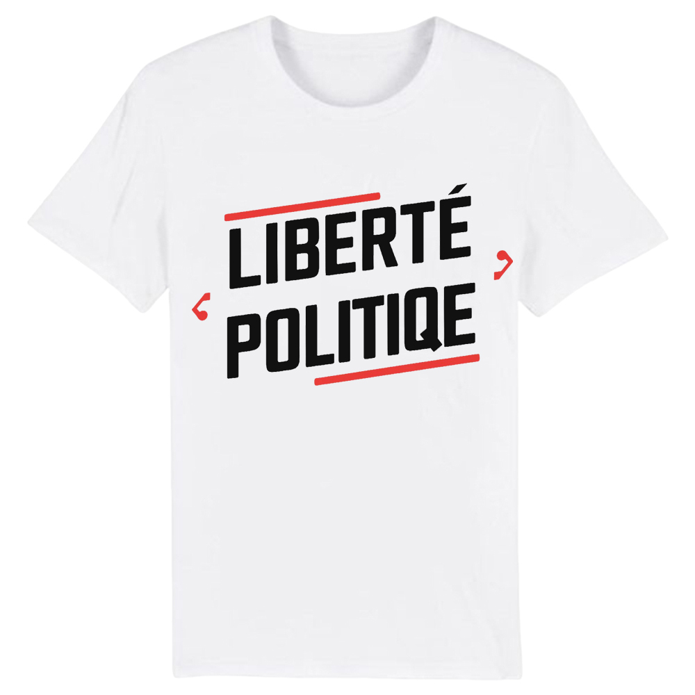 T-shirt Texte 'Liberté Politique' Costume Ver.2