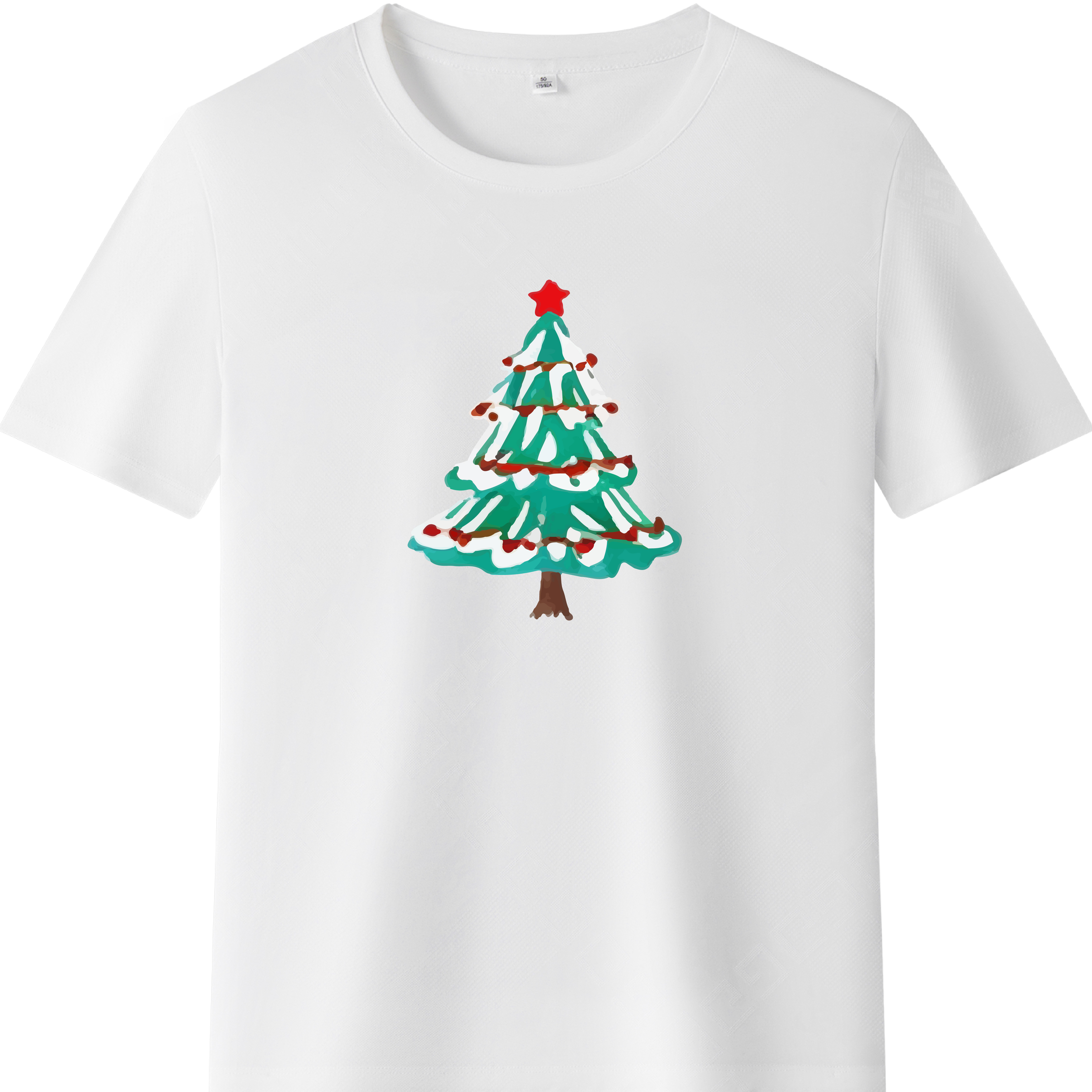 T-shirt Sapin de Noël Vert Pour Noël