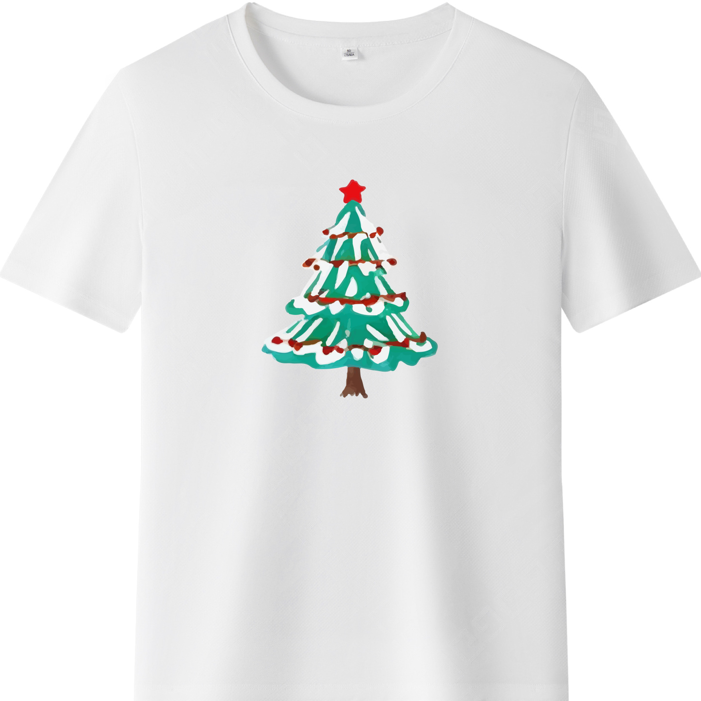 T-shirt Sapin de Noël Vert Pour Noël