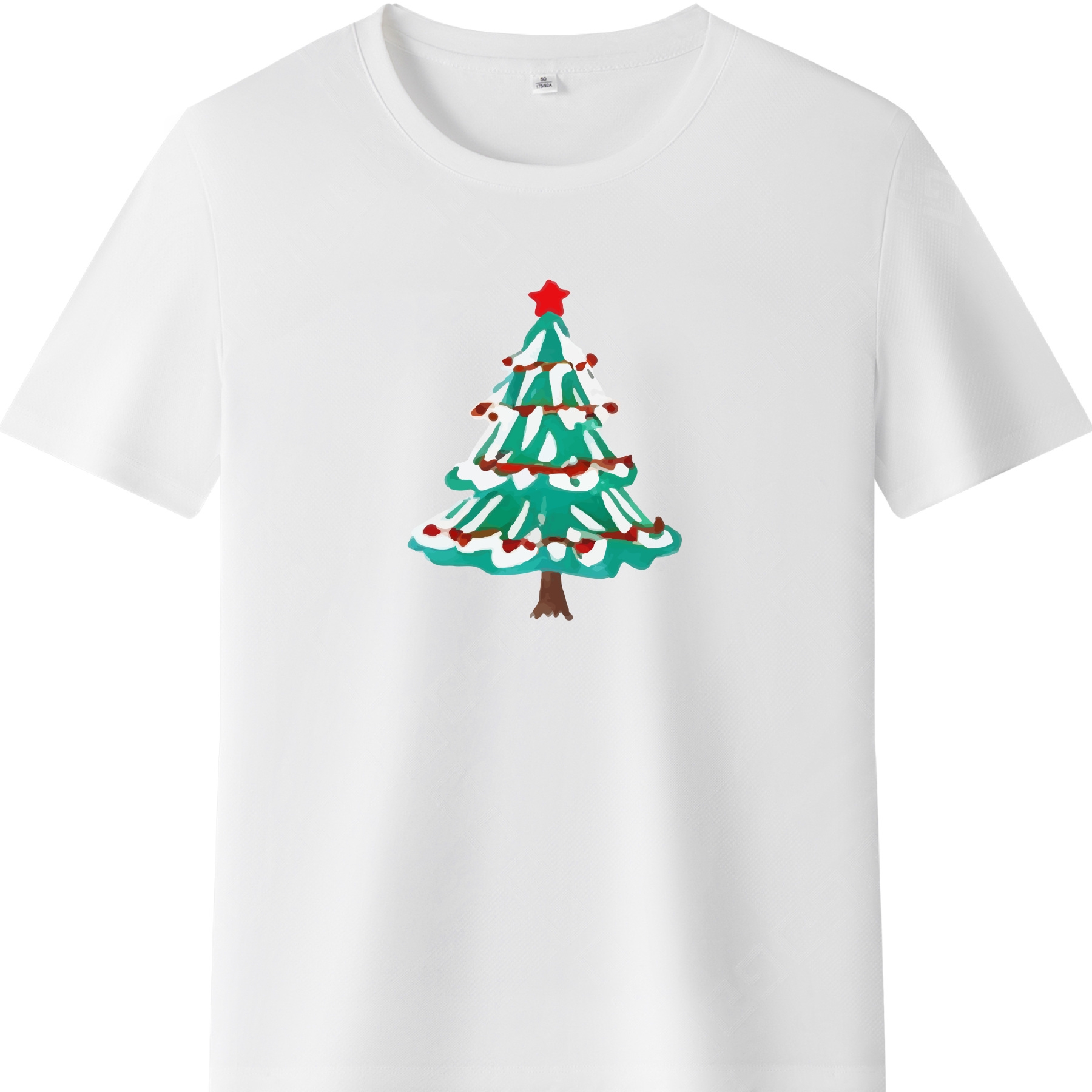 T-shirt Sapin de Noël Vert Pour Noël