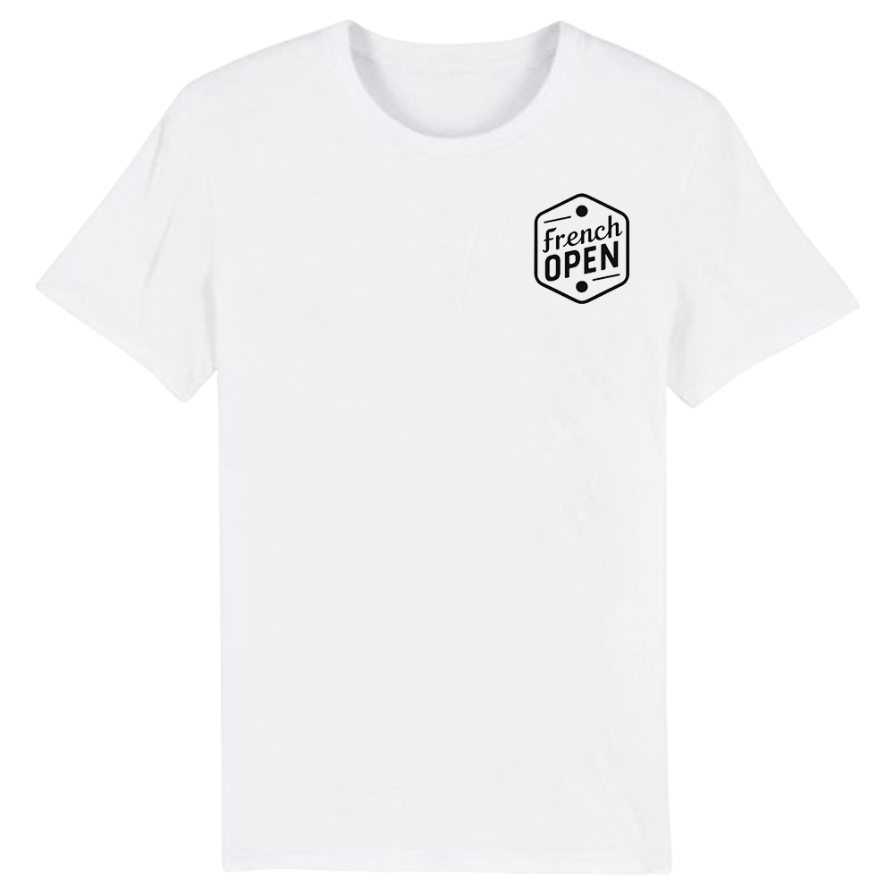 T-shirt Sport Tennis Texte 'French Open' Costume Ver.B