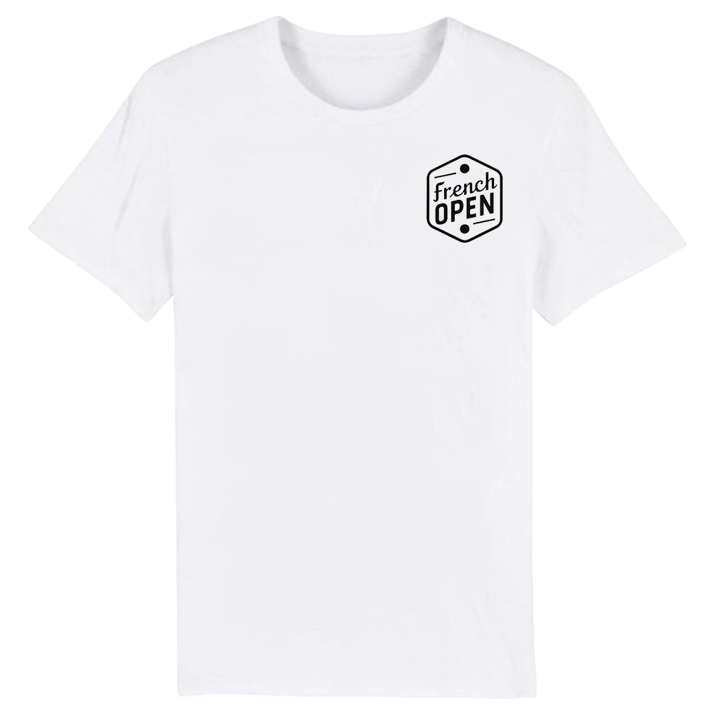 T-shirt Sport Tennis Texte 'French Open' Costume Ver.B