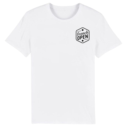 T-shirt Sport Tennis Texte 'French Open' Costume Ver.B