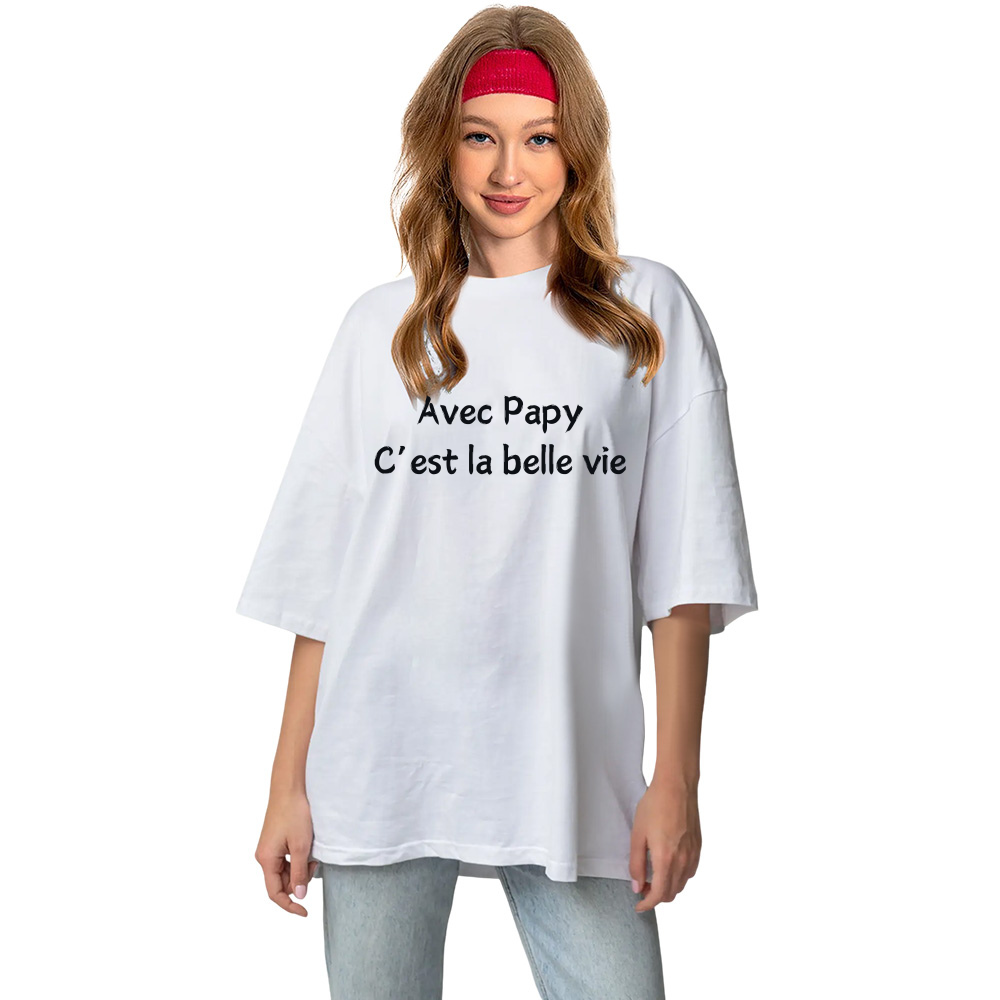 T-shirt 'Avec Papy C'est la Belle Vie' Costume
