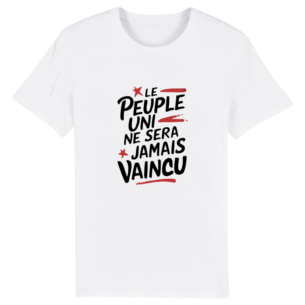 T-shirt' Le Peuple Uni Ne Sera Jamais Vaincu' Costume Ver.B