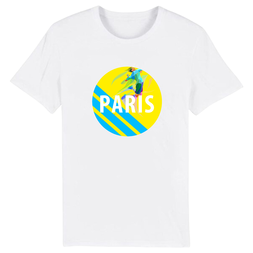 T-shirt Blanc et Noir 'Paris' Ver.B