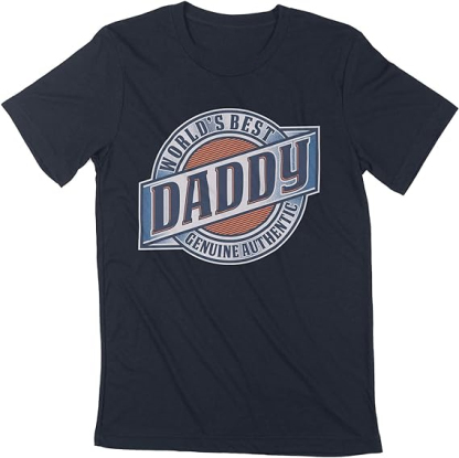 T-shirt 'World Best Daddy' Meilleur Papa du Monde Costume