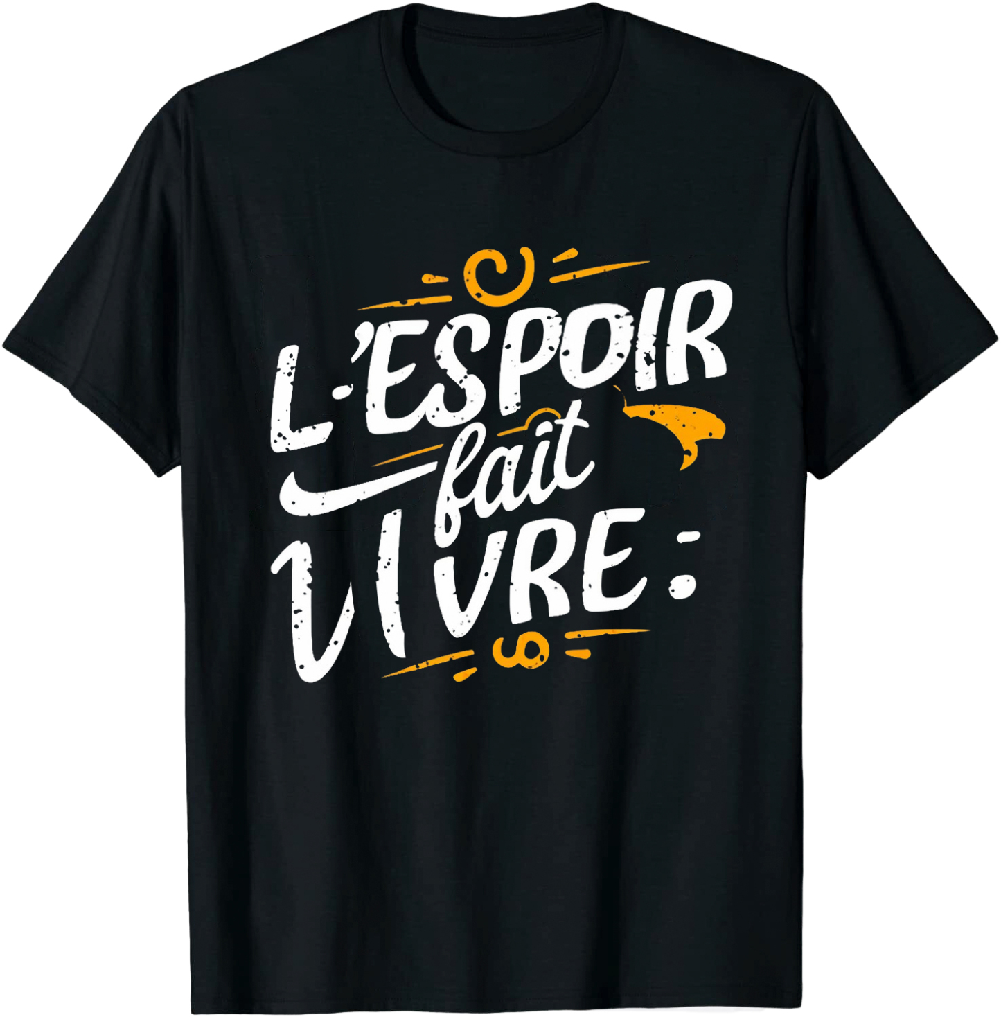 T-shirt Texte de Film 'L'espoir fait vivre' Costume