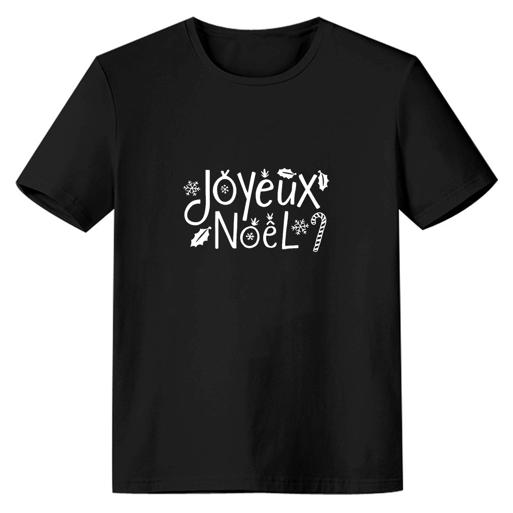 T-shirt Texte 'Joyeux Noël' Pour Noël Ver.3