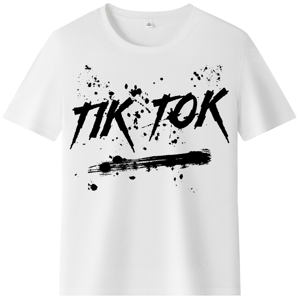 T-shirt Texte 'Tik Tok' Ver.4