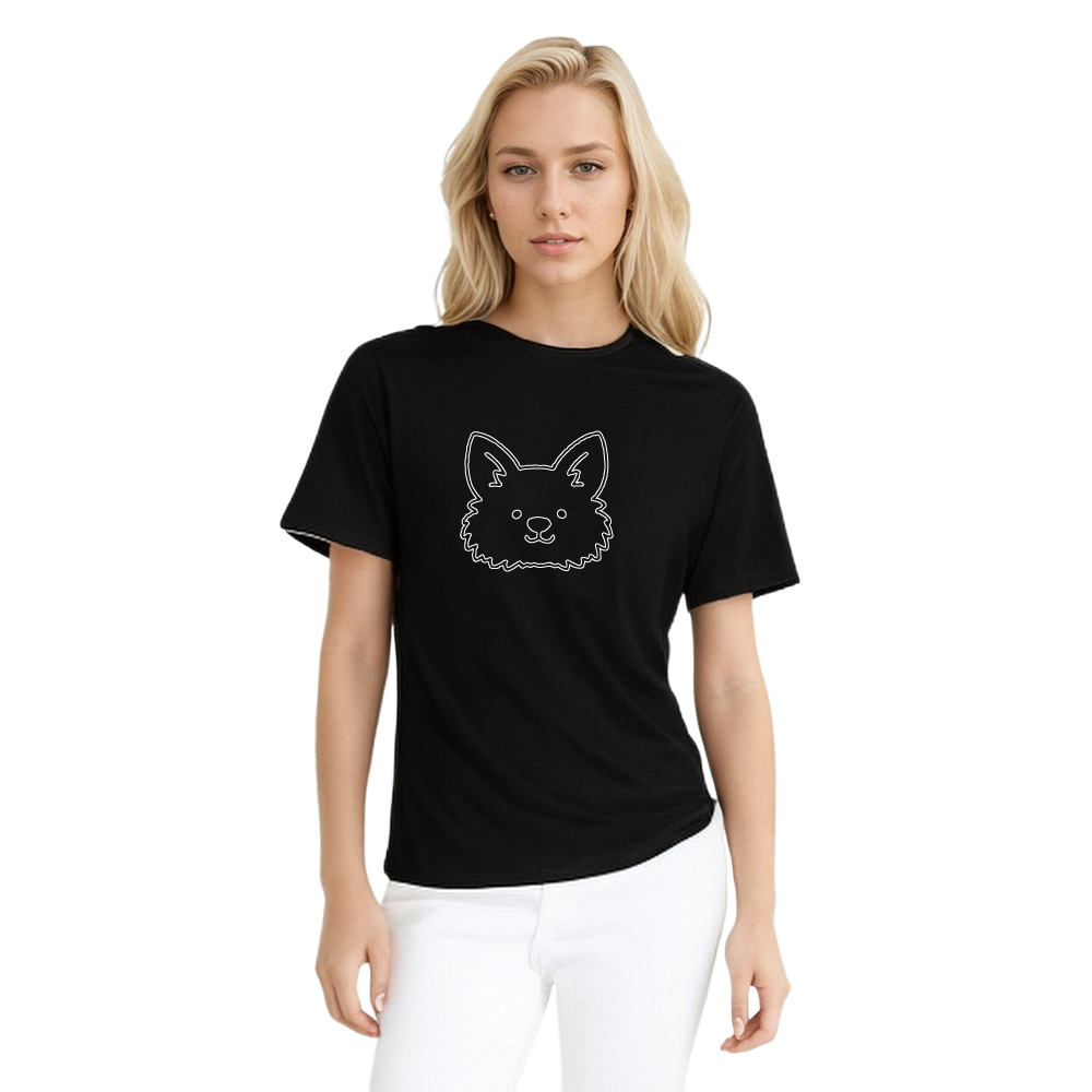 Animaux Dessin au Trait T-shirt Ver.2