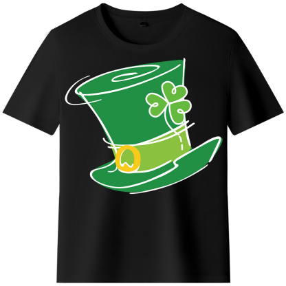 T-shirt Chapeau Vert pour la St Patrick