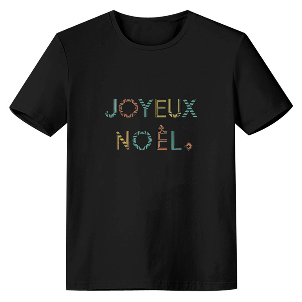 T-shirt Texte 'Joyeux Noël' Pour Noël Ver.6