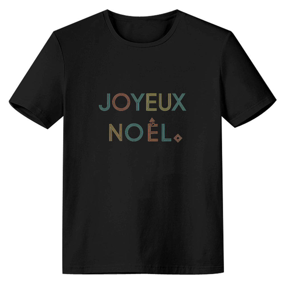 T-shirt Texte 'Joyeux Noël' Pour Noël Ver.6