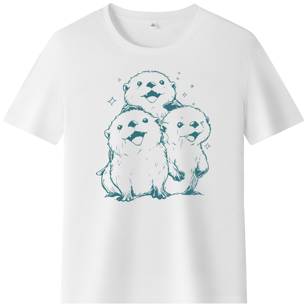 T-shirt Animal Lignes Simples - Phocidae