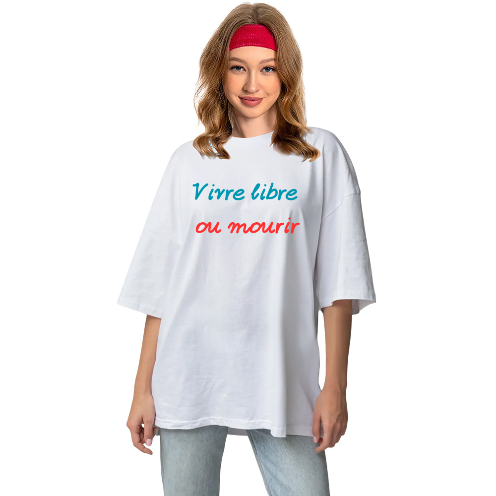T-shirt 'Vivre Libre ou Mourir' Costume