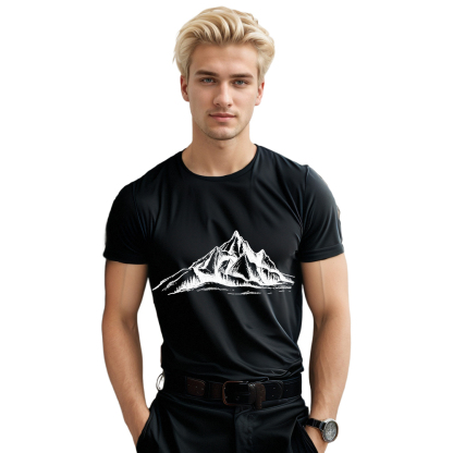 T-shirt Adulte Naturellement Montagne Costume Ver.G