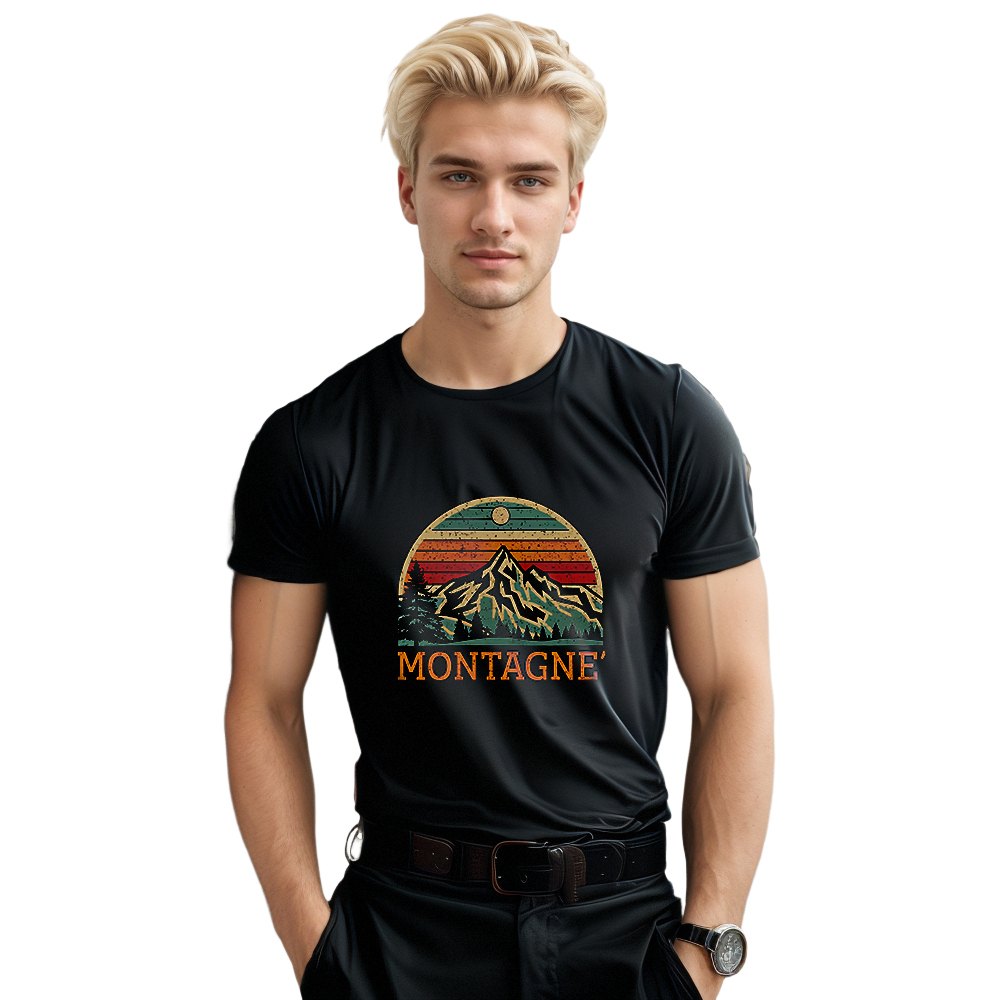 T-shirt Adulte Naturellement Montagne Costume
