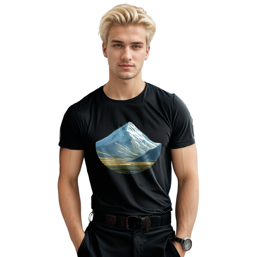 T-shirt Adulte Naturellement Montagne Costume Ver.E