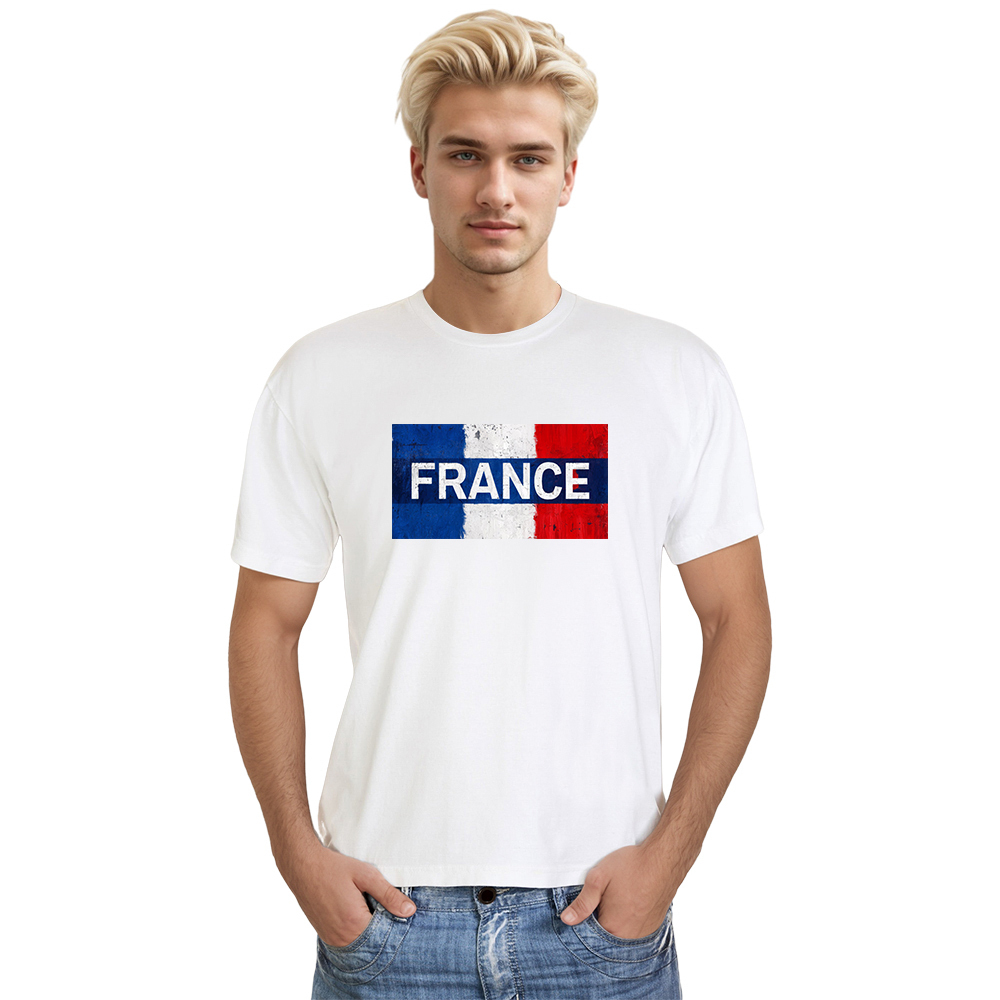 Adulte France Drapeau Français T-shirt