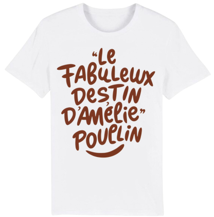 T-shirt Texte de Film 'Le Fabuleux Destin D'Amélie Poulain' Costume