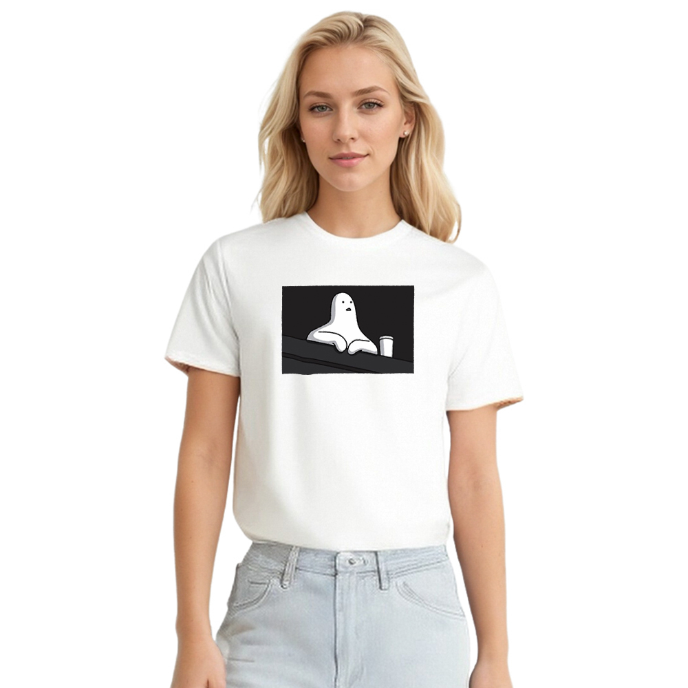 T-shirt Adulte Blanc Meme Costume