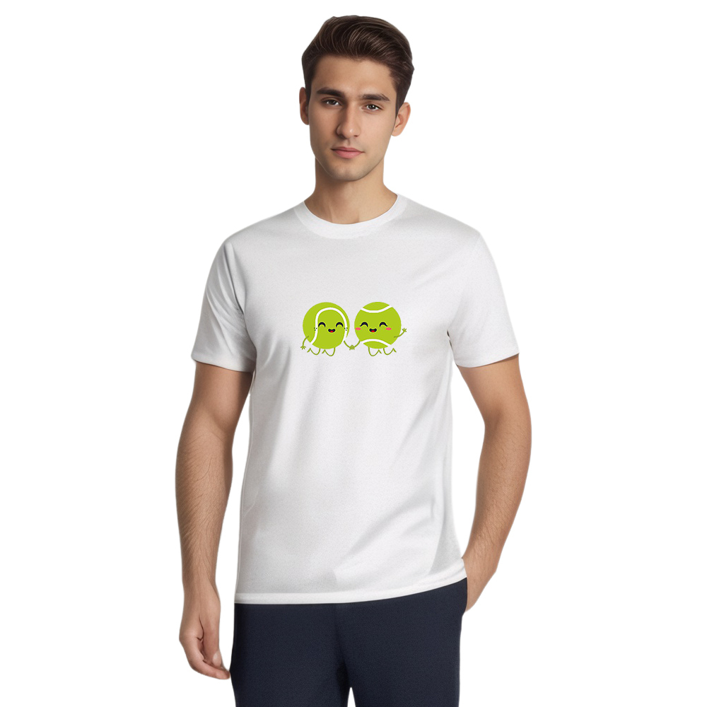 T-shirt Deux Jolies Balles de Tennis Costume