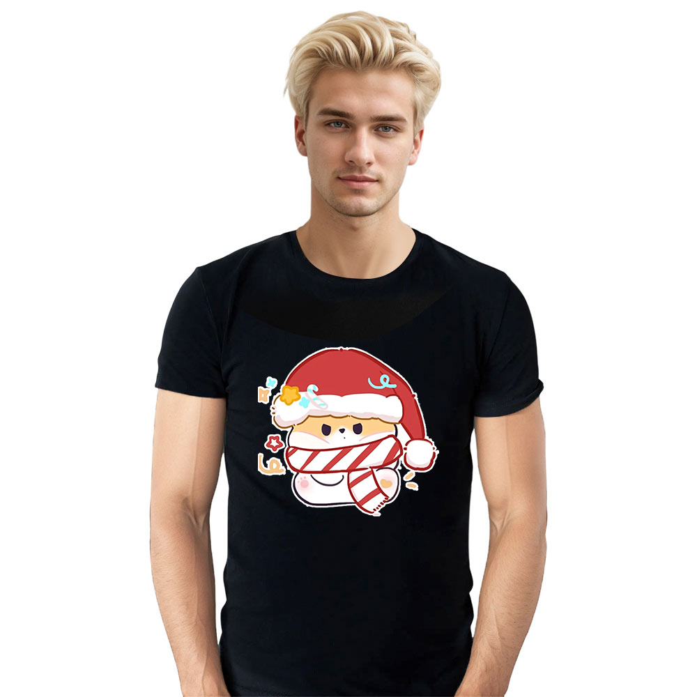 T-shirt Mignons Animaux pour Noël Ver.2