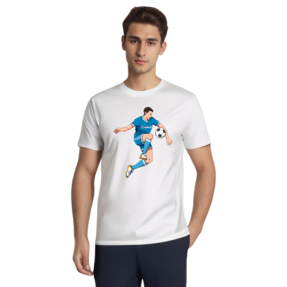 T-shirt Jouer au Football Costume