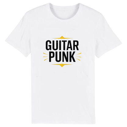 T-shirt Texte 'Guitar Punk' Costume Ver.C