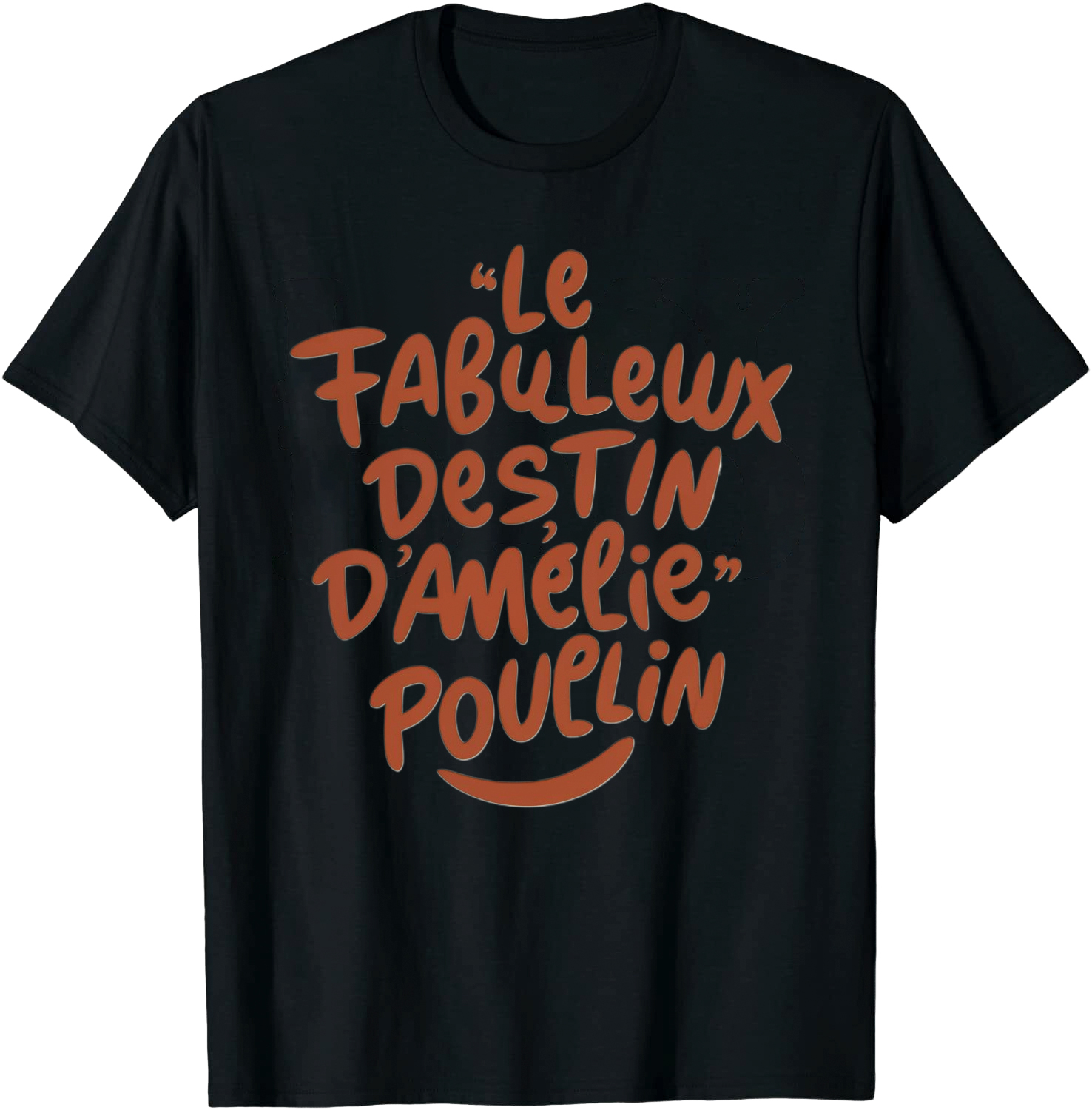 T-shirt Texte de Film 'Le Fabuleux Destin D'Amélie Poulain' Costume