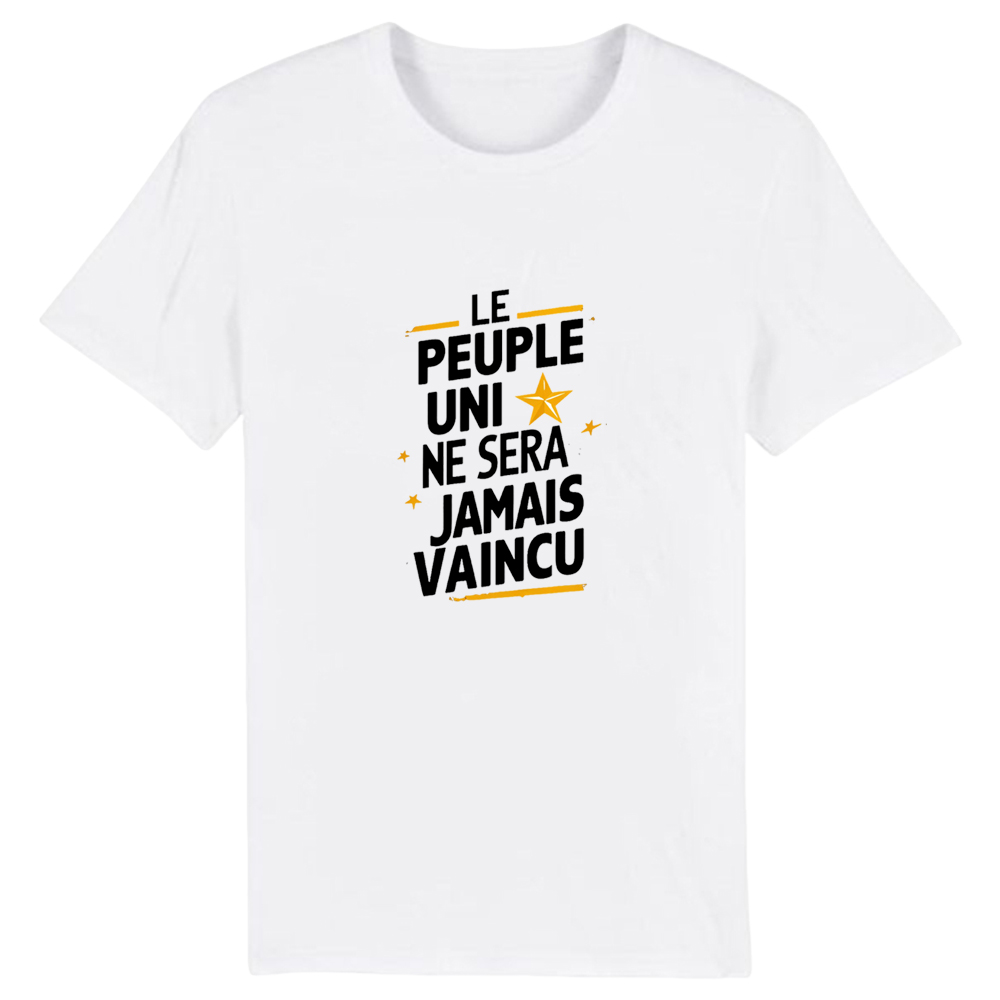 T-shirt' Le Peuple Uni Ne Sera Jamais Vaincu' Costume Ver.C