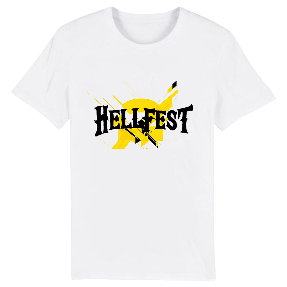 T-shirt Texte Uniquement 'Hellfest' Costume Ver.C