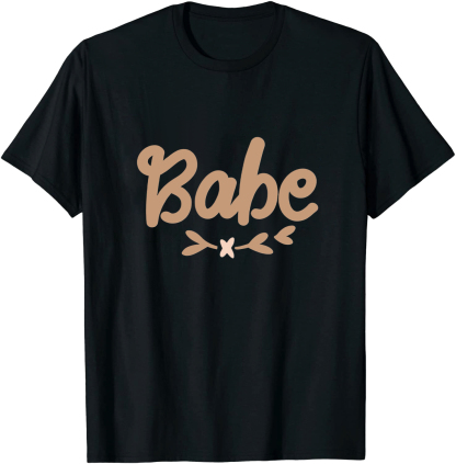 T-shirt Femme et Homme EVJF 'Babe' Costume
