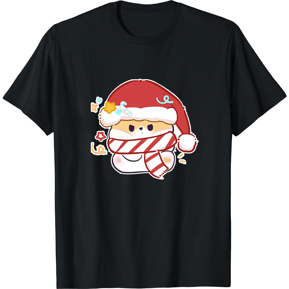 T-shirt Mignons Animaux pour Noël Ver.2