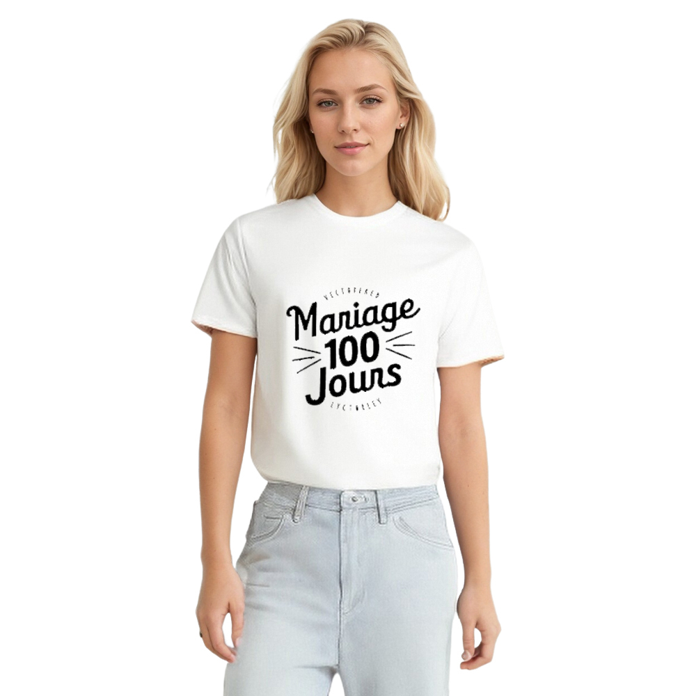 T-shirt 'Mariage 100 Jours' Costume du Memorial Day Ver.2