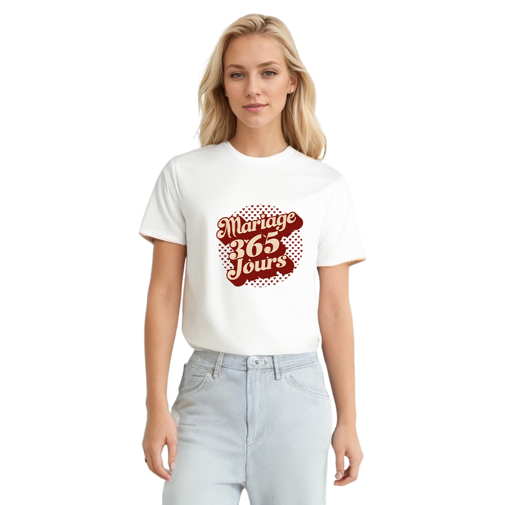 T-shirt 'Mariage 365 Jours' Costume du Memorial Day Ver.b