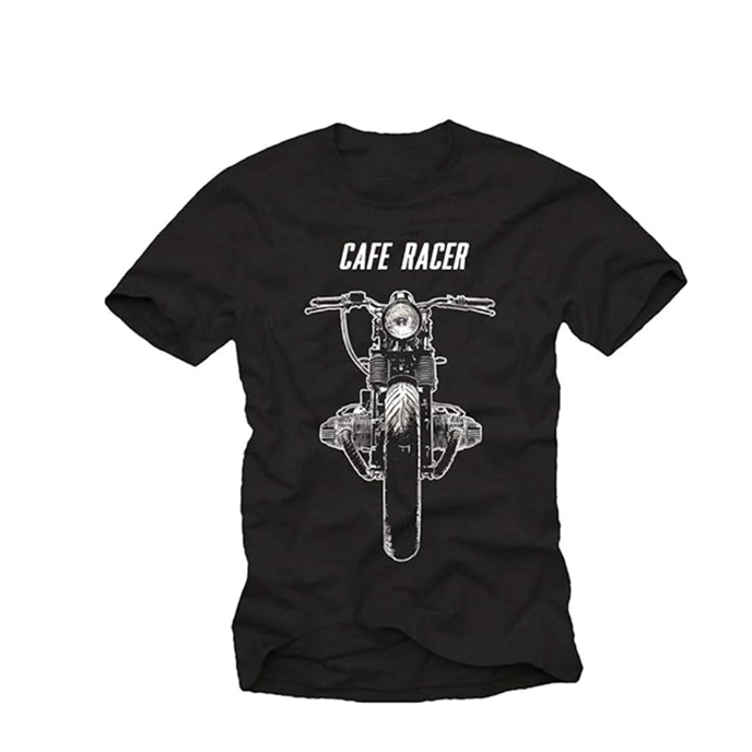 T-shirt Adulte 'Moto Cafe' Racer Vintage Boxer Twin Homme