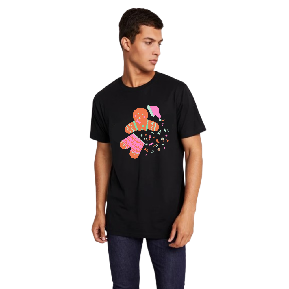 T-shirt Bonhomme de Pain d'Epices Pour Noël